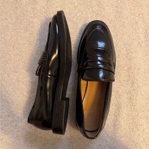 Black Leather Loafers